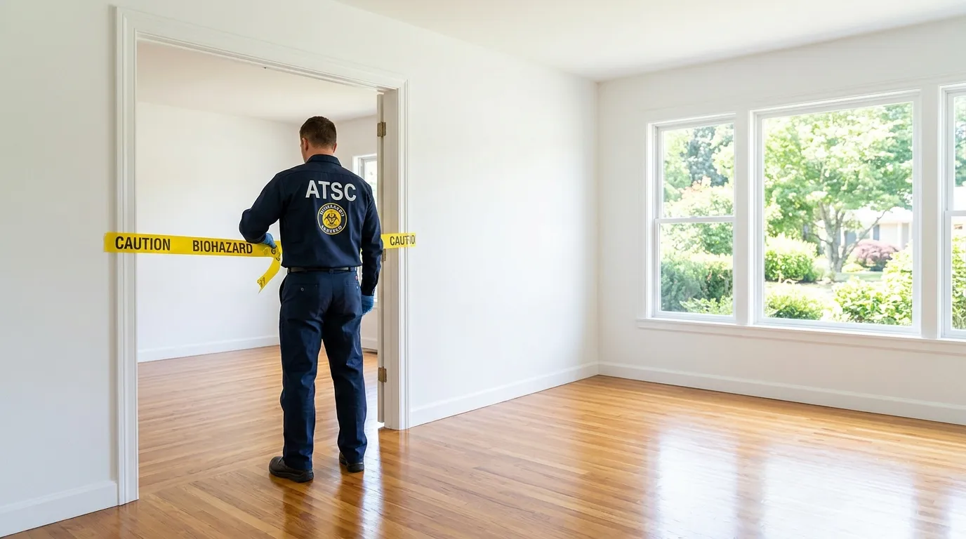 Certified biohazard cleanup crew performing Crime Scene Cleanup in Atwater Village